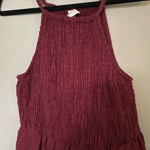 Burgundy sundress